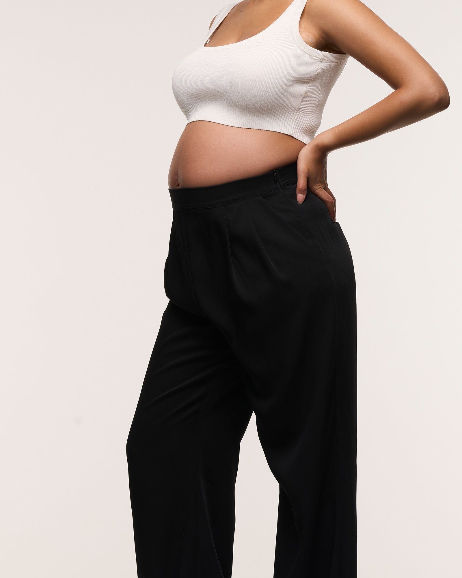 Wide Leg Pleated Pants