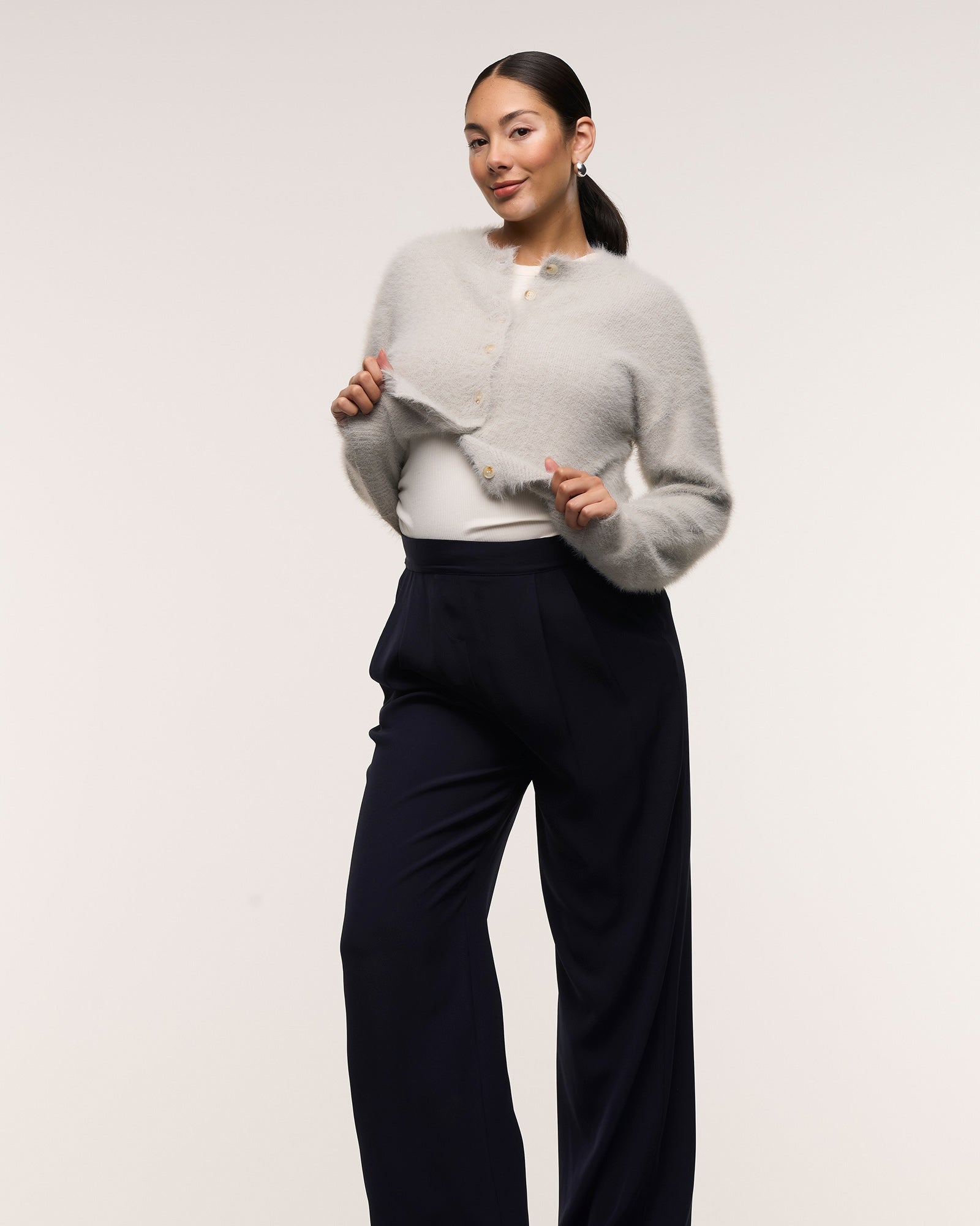 Wide Leg Pleated Pants