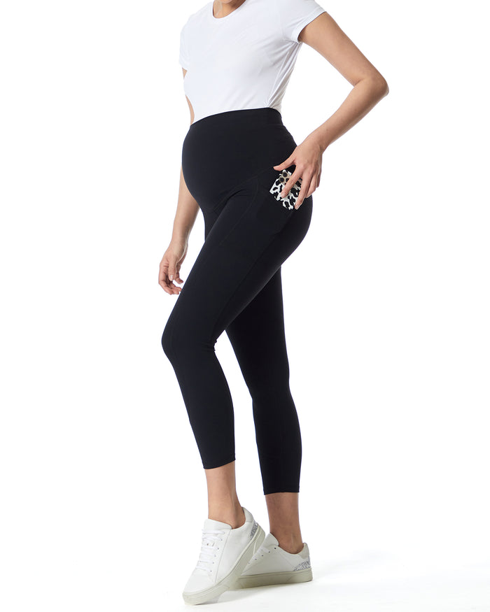skapbo Maternity Leggings Women's Over Bump Active Wear Maternity Clothes  for Women Stretch Pregnancy Yoga Pants