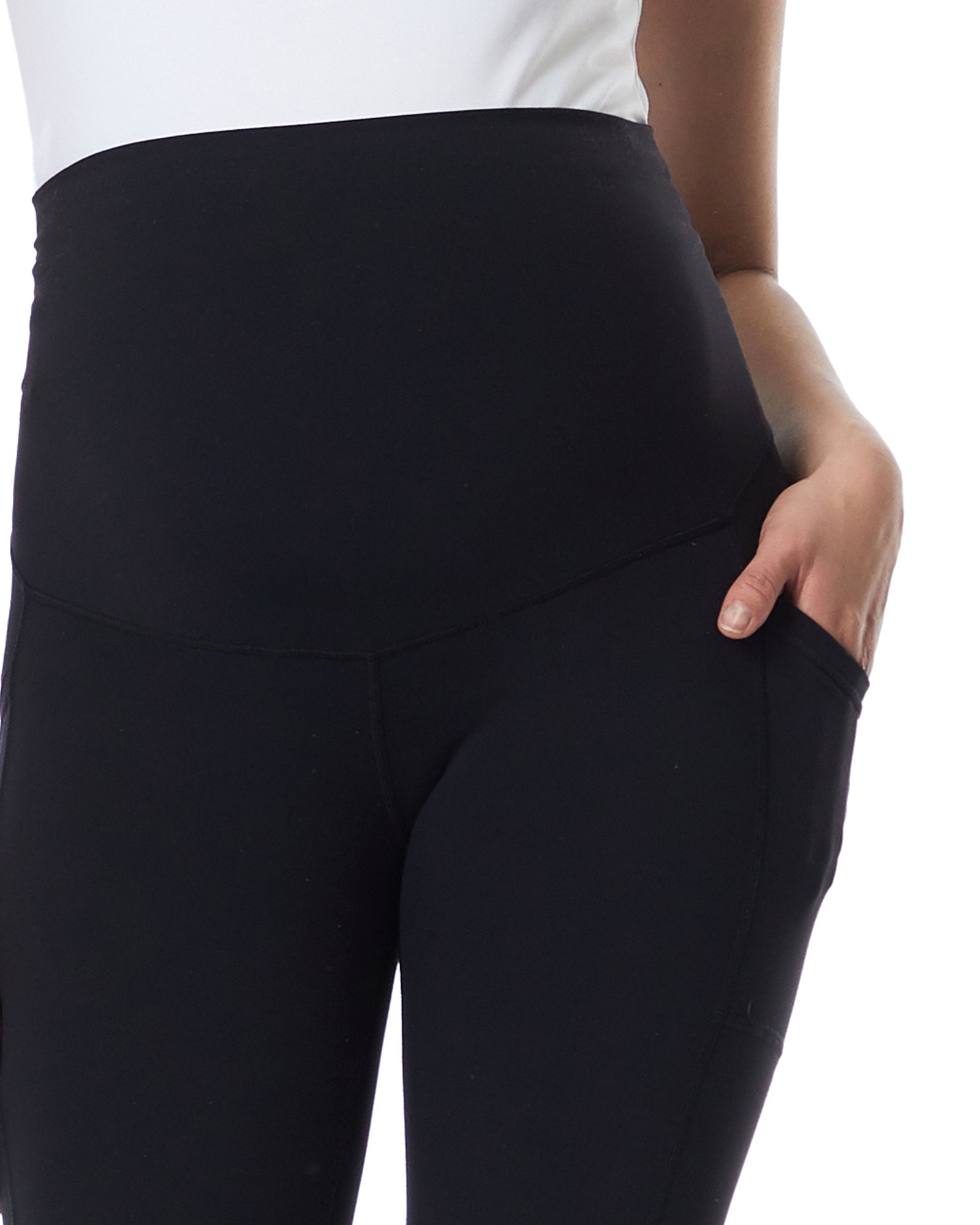 Armoire  Rent this Soon Maternity Active Overbelly Side Pocket Cropped  Leggings